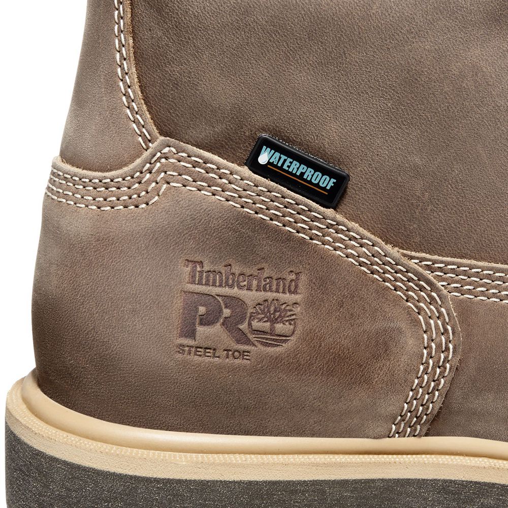 Timberland Womens Work Boots PRO® Direct Attach 6\" Steel Toe - Brown - India QF7932160